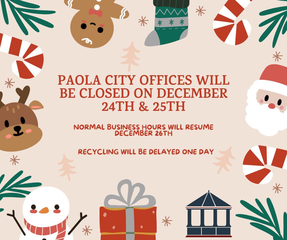 Christmas Closed 2024